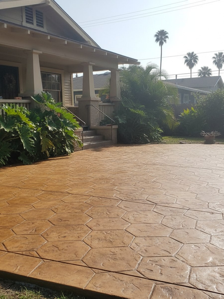 Concrete Pool Decks completed by Infinite Concrete Solutions in Springhill, LA